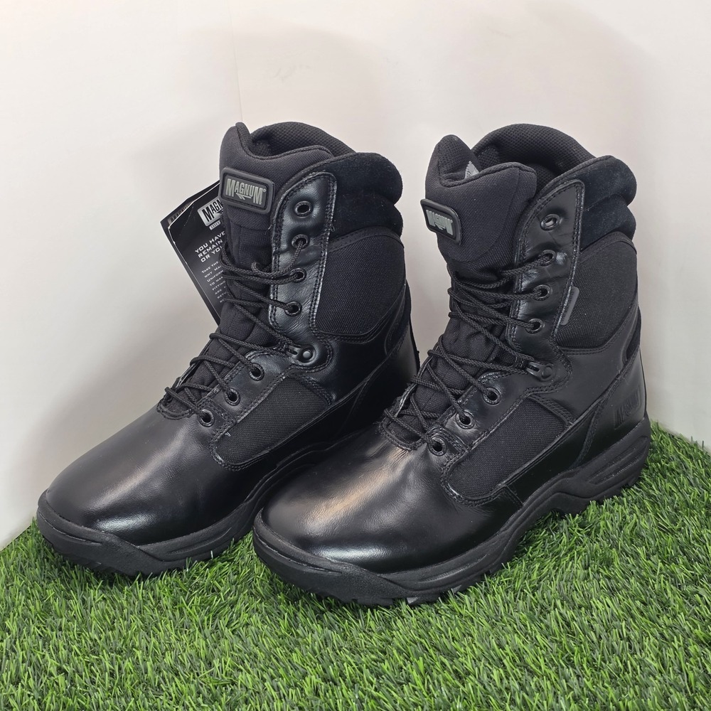 Magnum 8142 Stealth II Men's 8.5 Black Leather Tactical Combat DutyBoots